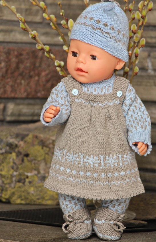 knitted doll clothes